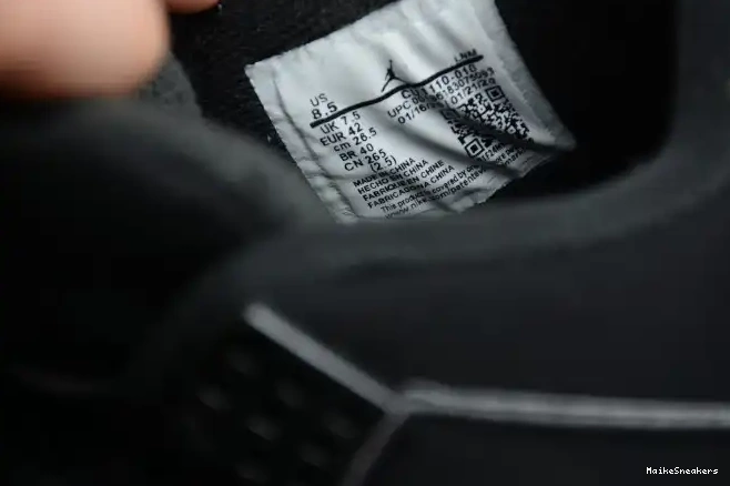 MaikeSneakers CU1110-010 4 Jordan Black Air (2020) Cat 0603